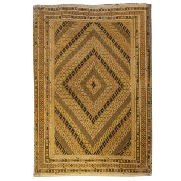 Price and Buy Persian Wool Kilim Rug Handwoven in Sirjan with Geometric Brown_68ffdf7094a7d.jpeg Price and Buy Persian Wool Kilim Rug Handwoven in Sirjan with Geometric Brown