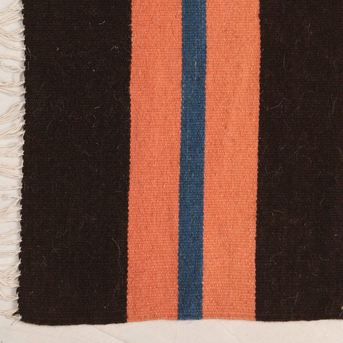 Price and Buy Persian Wool Kilim Runner Rug Handwoven in Isfahan Striped Red - Image 3