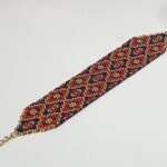 Price and Buy Persian Woven Steel Beaded Bracelet for Women – Geometric Pattern - Image 3