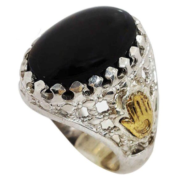 Price and Buy Persian Yemeni Aqeeq Silver Ring for Men Black_68fbebf2523f9.jpeg Price and Buy Persian Yemeni Aqeeq Silver Ring for Men Black