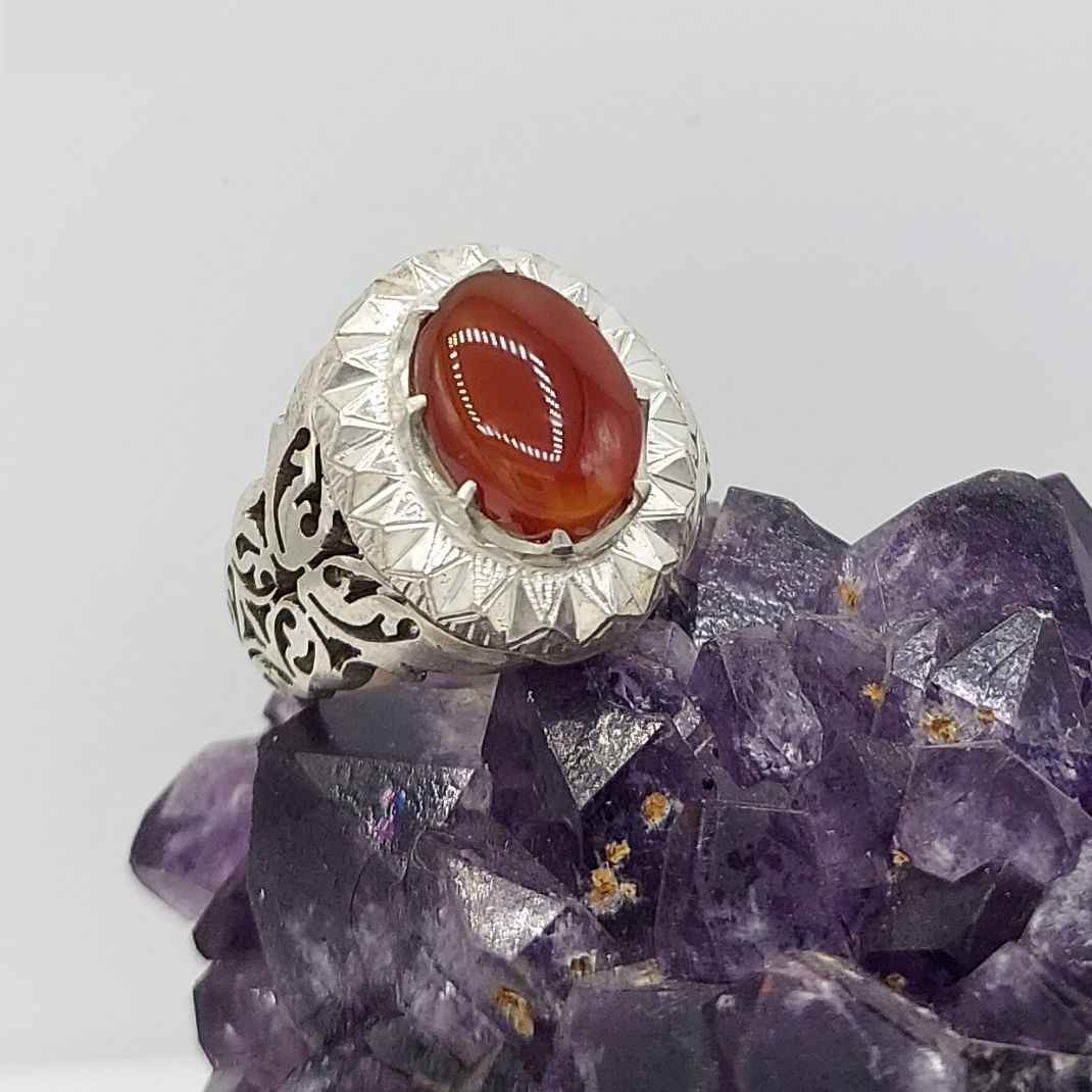 Price and Buy Persian Yemeni Aqeeq Silver Ring for Men Taha