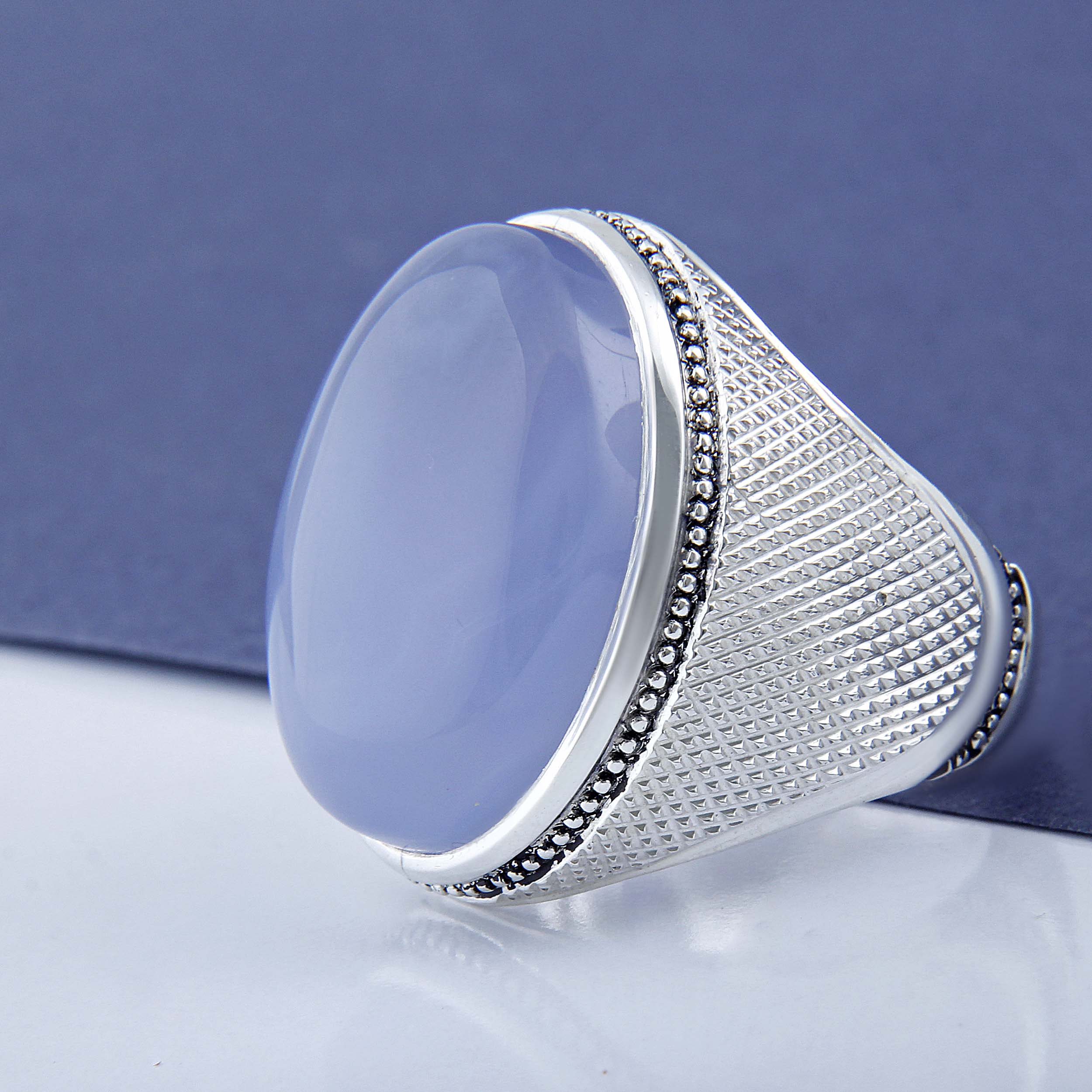 Price and Buy Persian Yemeni Aqeeq Silver Ring for Men - Image 6