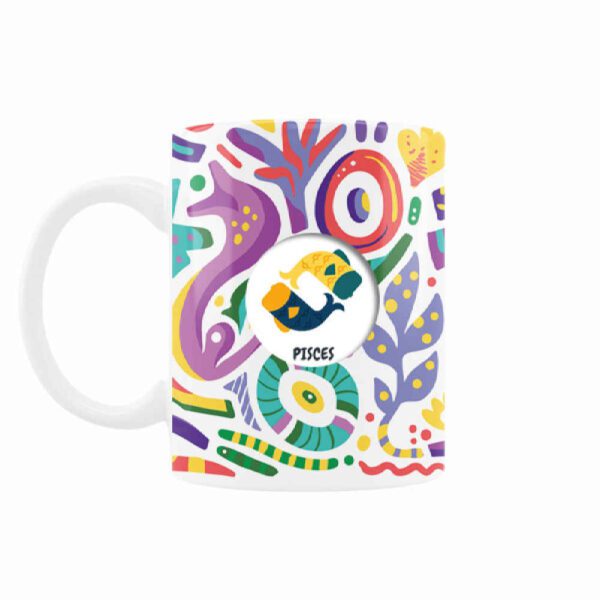 Price and Buy Persian Zodiac Mug – Esfand Pattern Symbol