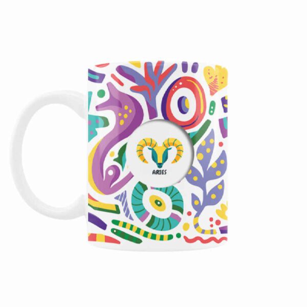 Price and Buy Persian Zodiac Mug – Farvardin Pattern Symbol