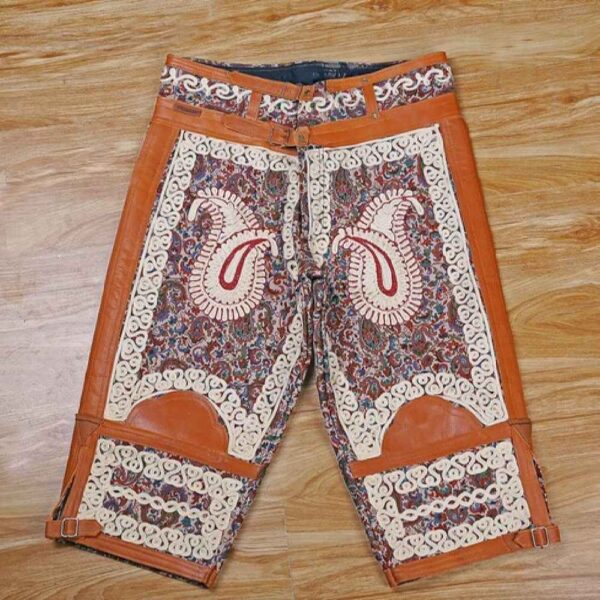 Price and Buy Persian Zoorkhaneh Athletic 3/4 Pant with Termeh Fabric & Leather_68febbea6e9f9.jpeg Price and Buy Persian Zoorkhaneh Athletic 3/4 Pant with Termeh Fabric & Leather