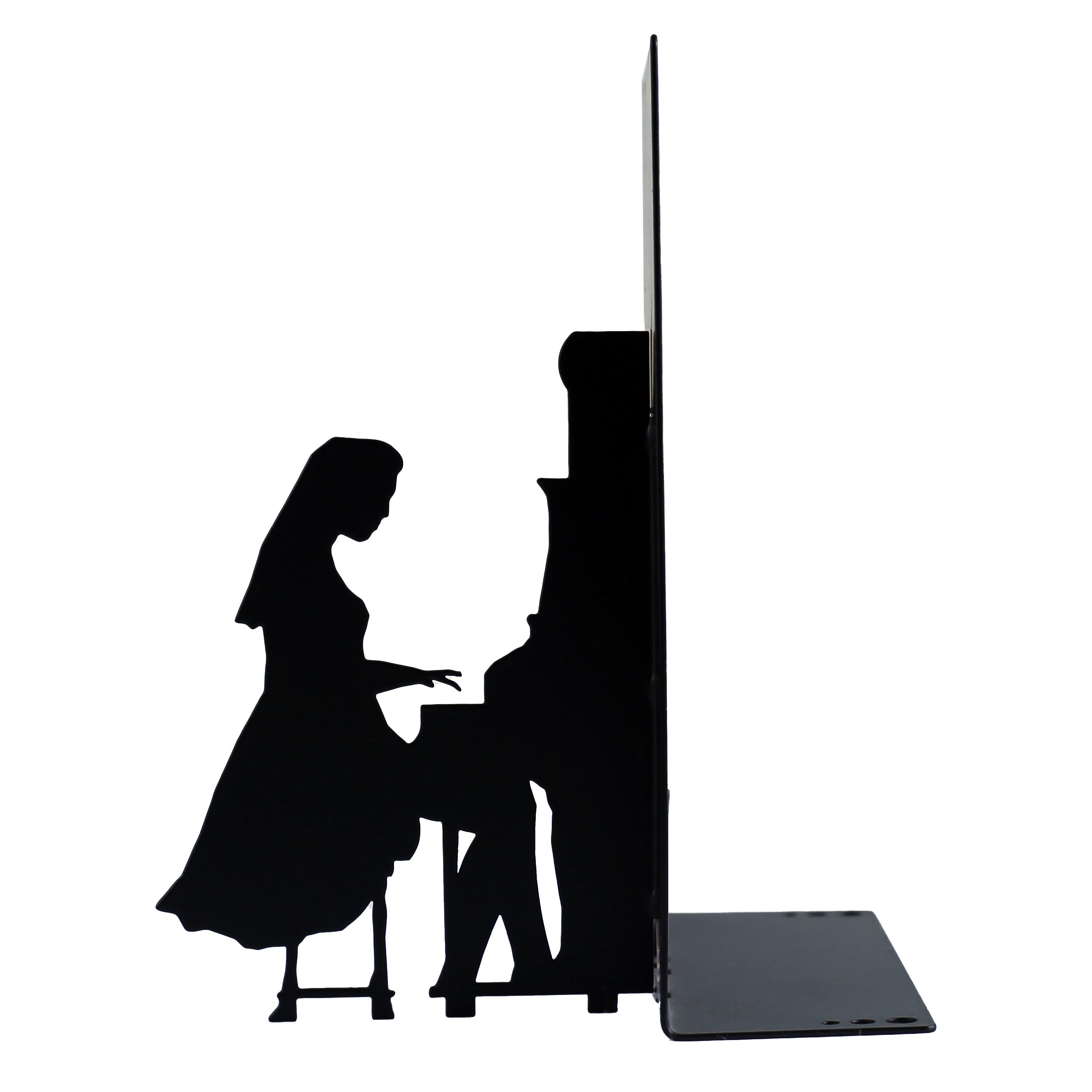Price and Buy Pianist Woman Design Metal Art Bookend – Ideal for Music Studios