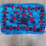 Price and Buy Pillowcase Handmade Floral Embroidered Blue