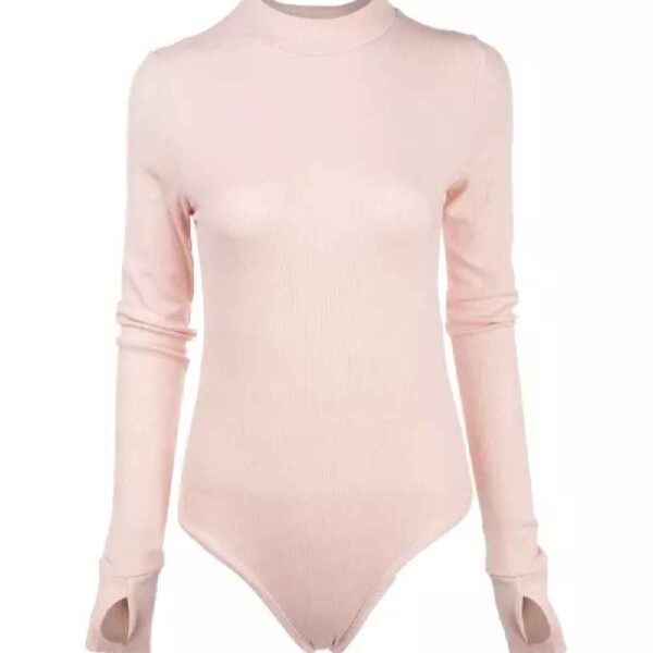 Price and Buy Pink Bodysuit With Thumbhole for Women Raha_68fe57f156822.jpeg Price and Buy Pink Bodysuit With Thumbhole for Women Raha