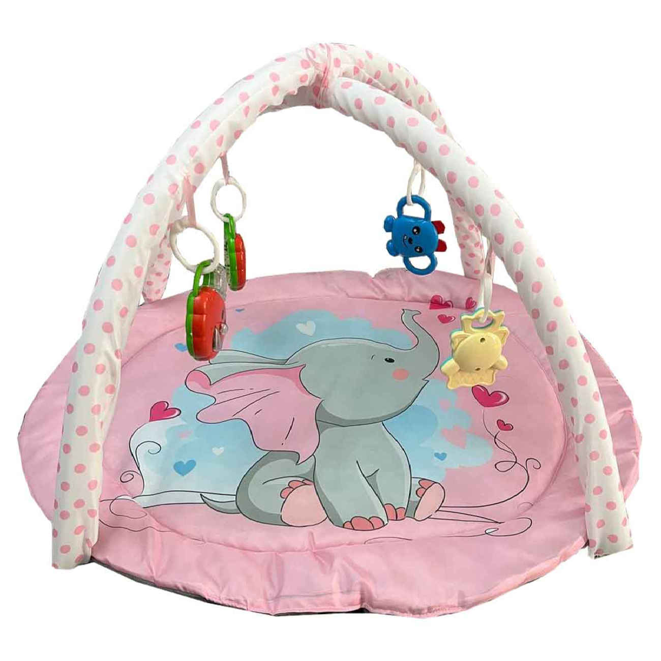 Price and Buy Pink Elephant Play Mat – Soft & Cozy Adventure for Your Baby_690384205fd40.jpeg Price and Buy Pink Elephant Play Mat – Soft & Cozy Adventure for Your Baby - Image 1
