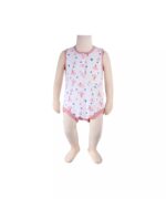 Price and Buy Pink Sleeveless Floral Bodysuit for Baby Girl - Image 6