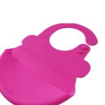 Price and Buy Pink Waterproof Silicone Baby Bib for Eating - Image 3