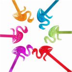Price and Buy Plastic Bar Spoon – Perfect for Stirring & Layering with Flamingo Design Pack of 6 - Image 4