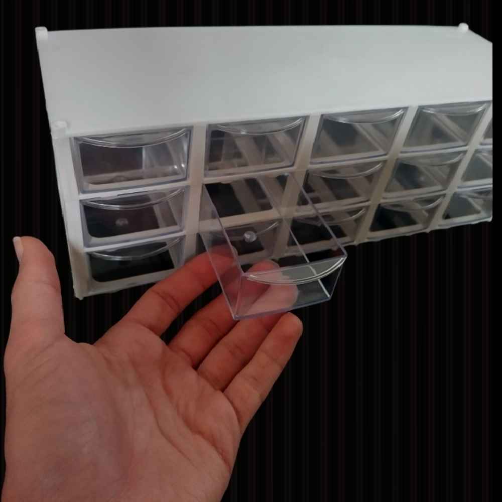 Price and Buy Plastic Drawers Storage Box with 15-Cabinet & 3 Rows - Image 3