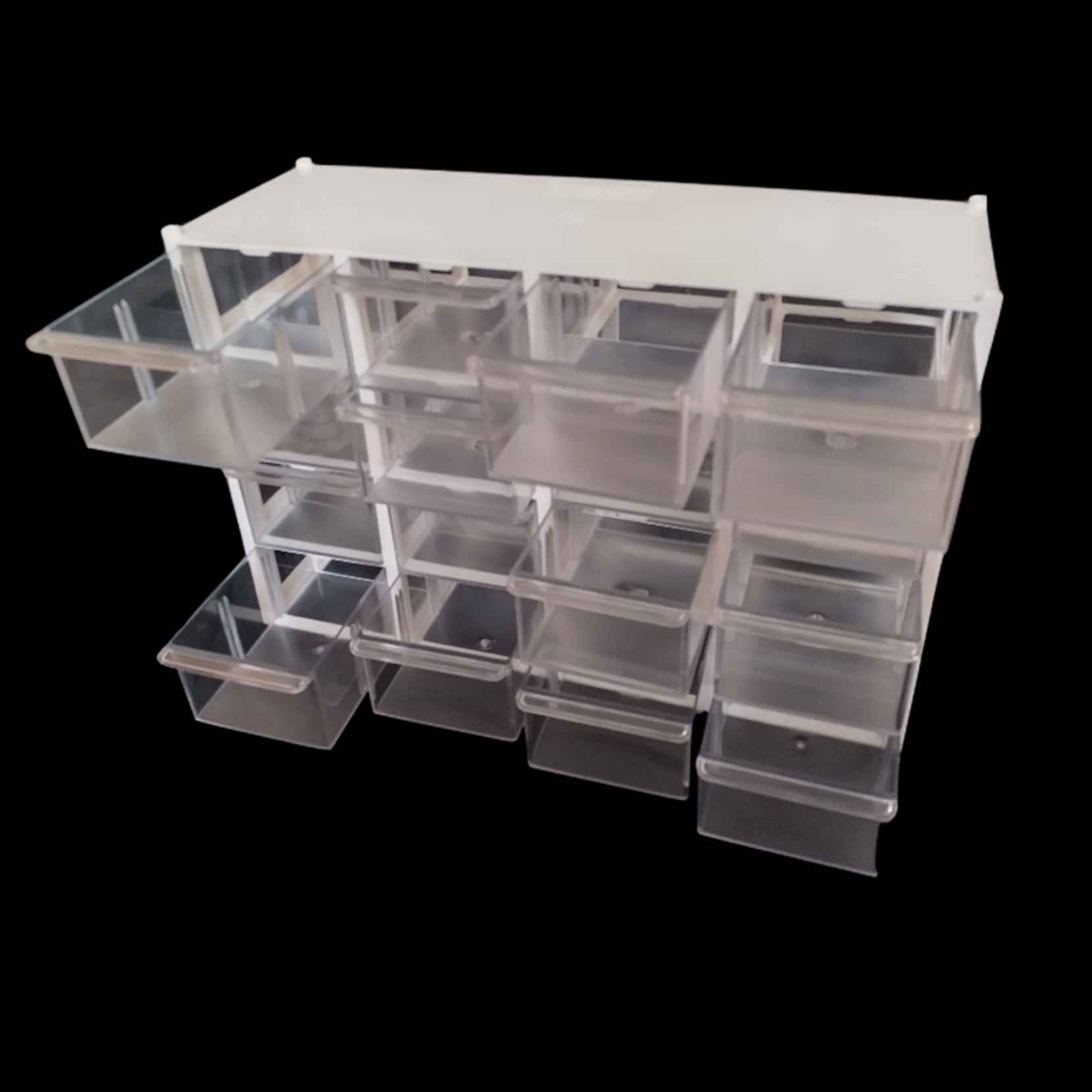 Price and Buy Plastic Drawers Storage Box with 16-Cabinet & 4 Rows - Image 3