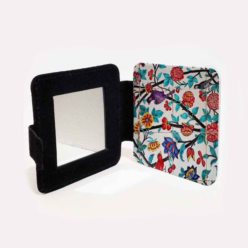 Price and Buy Pocket Mirror with Persian Inspired Bouteh Pattern - Image 3