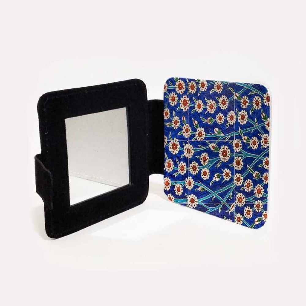 Price and Buy Pocket Mirror with Persian Inspired Floral Pattern - Image 4