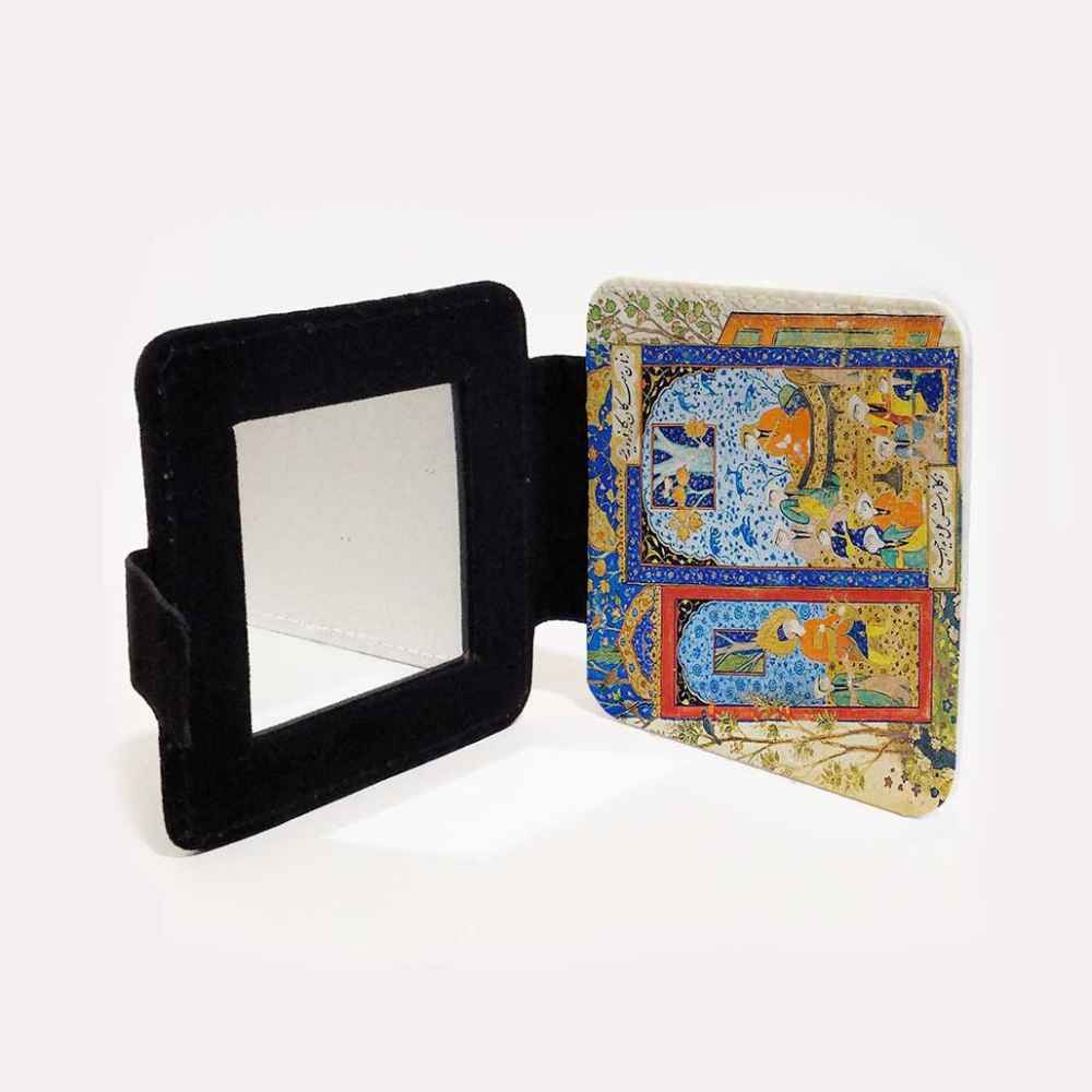 Price and Buy Pocket Mirror with Persian Inspired Miniature Art - Image 4