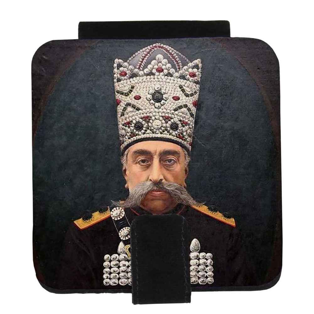Price and Buy Pocket Mirror with Persian Inspired Mozaffar al-Din Shah Design