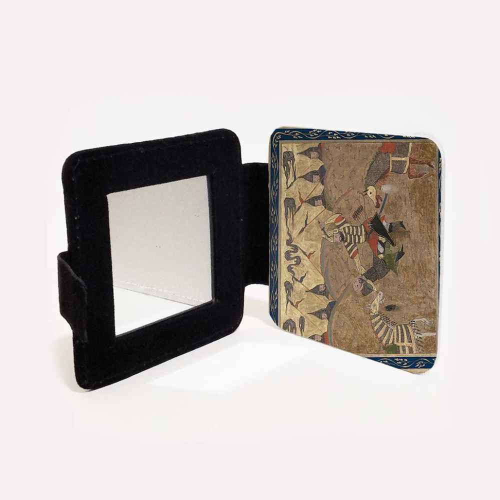 Price and Buy Pocket Mirror with Persian Inspired Nabard Pattern - Image 3