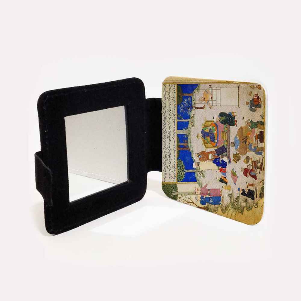 Price and Buy Pocket Mirror with Persian Inspired Negar Pattern - Image 3