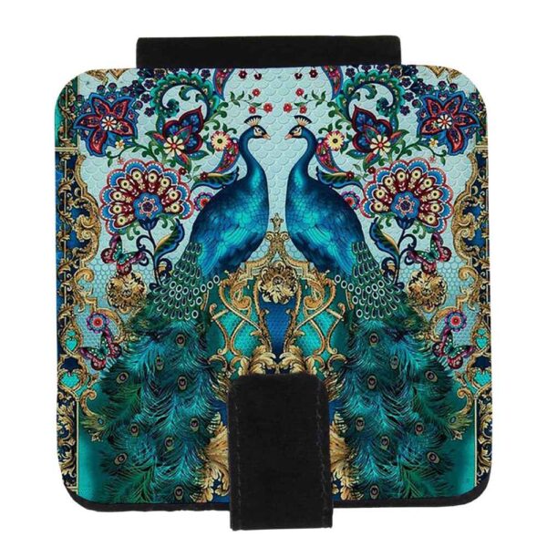 Price and Buy Pocket Mirror with Persian Inspired Peacocks Pattern_68fc525ee836e.jpeg Price and Buy Pocket Mirror with Persian Inspired Peacocks Pattern