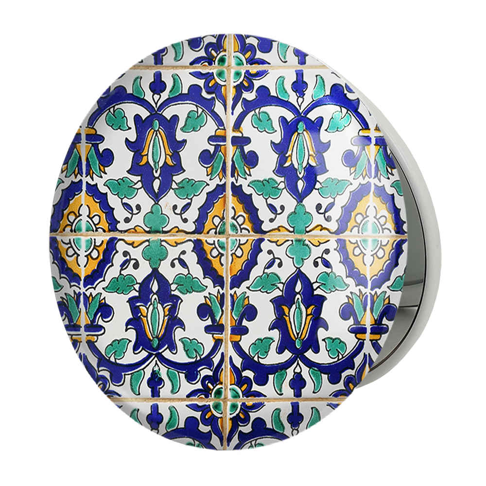 Price and Buy Pocket Mirror with Persian Inspired Yasna Design