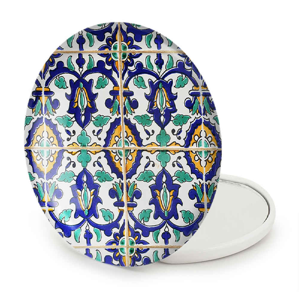 Price and Buy Pocket Mirror with Persian Inspired Yasna Design - Image 4