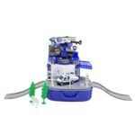 Price and Buy Police Suitcase Parking Playset 8-Piece– Includes 2 Die-Cast Police Cars & Rescue Helicopter