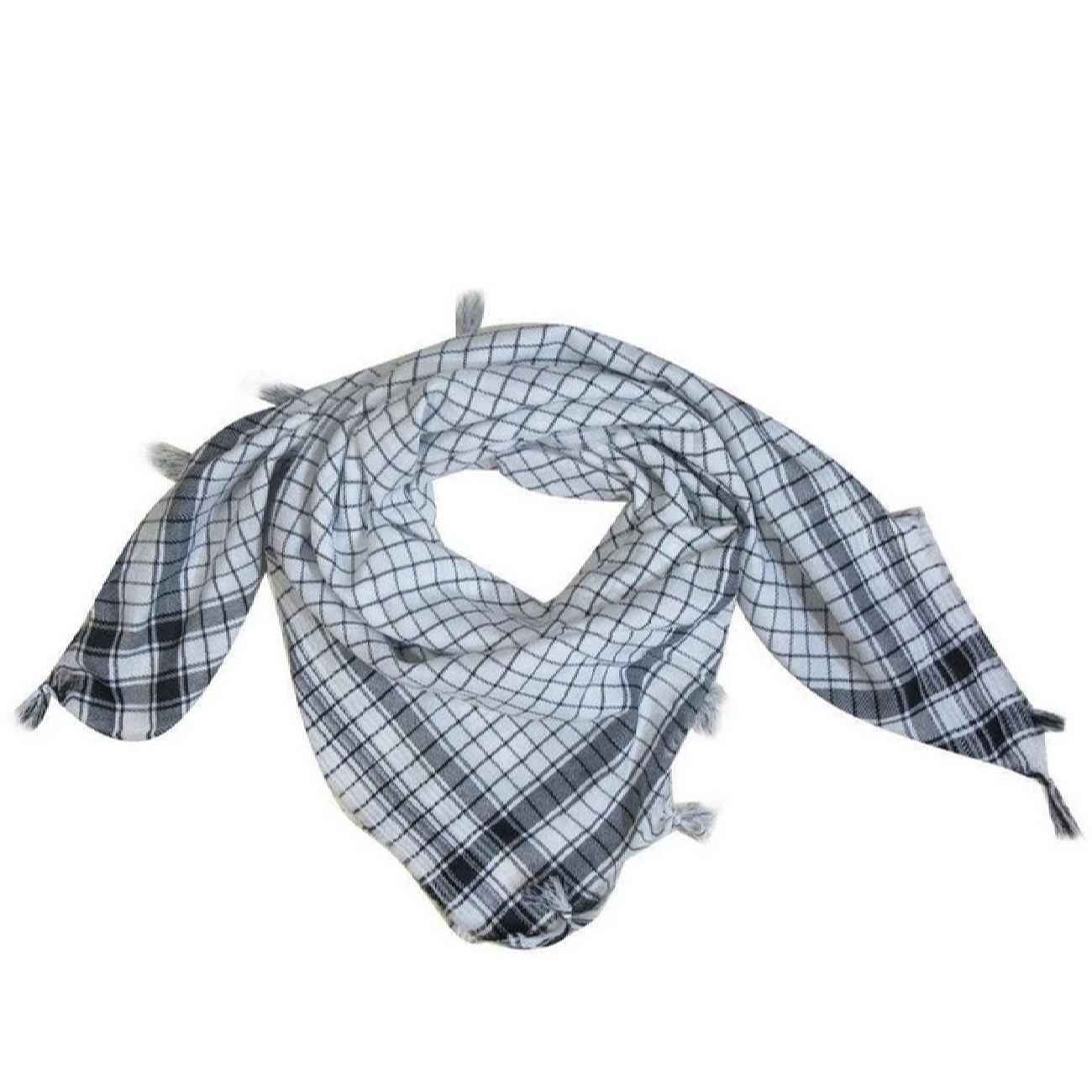 Price and Buy Polyester Desert Scarf – Traditional Keffiyeh for Head & Face Coverage