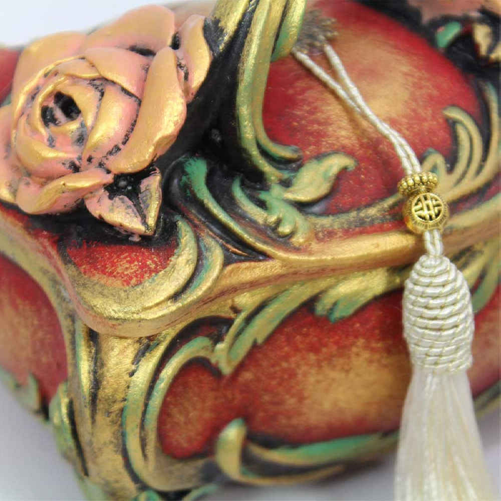 Price and Buy Polyester Jewelry Box Handcrafted With Vintage Style - Image 4