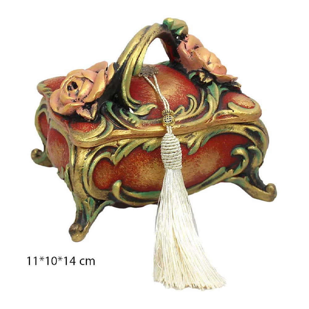 Price and Buy Polyester Jewelry Box Handcrafted With Vintage Style - Image 5