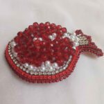 Price and Buy Pomegranate Brooch Pin – Elegant Handmade Accessory for Women - Image 3
