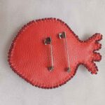 Price and Buy Pomegranate Brooch Pin – Elegant Handmade Accessory for Women - Image 4