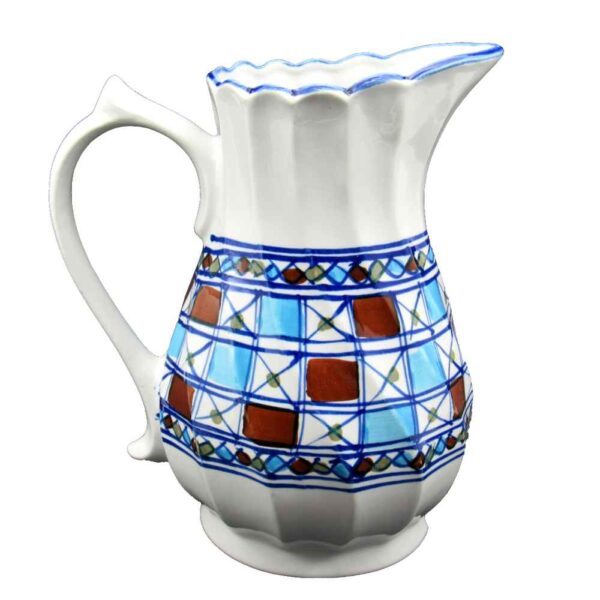 Price and Buy Porcelain Pitcher Checkered Design_68fc78539ac56.jpeg Price and Buy Porcelain Pitcher Checkered Design