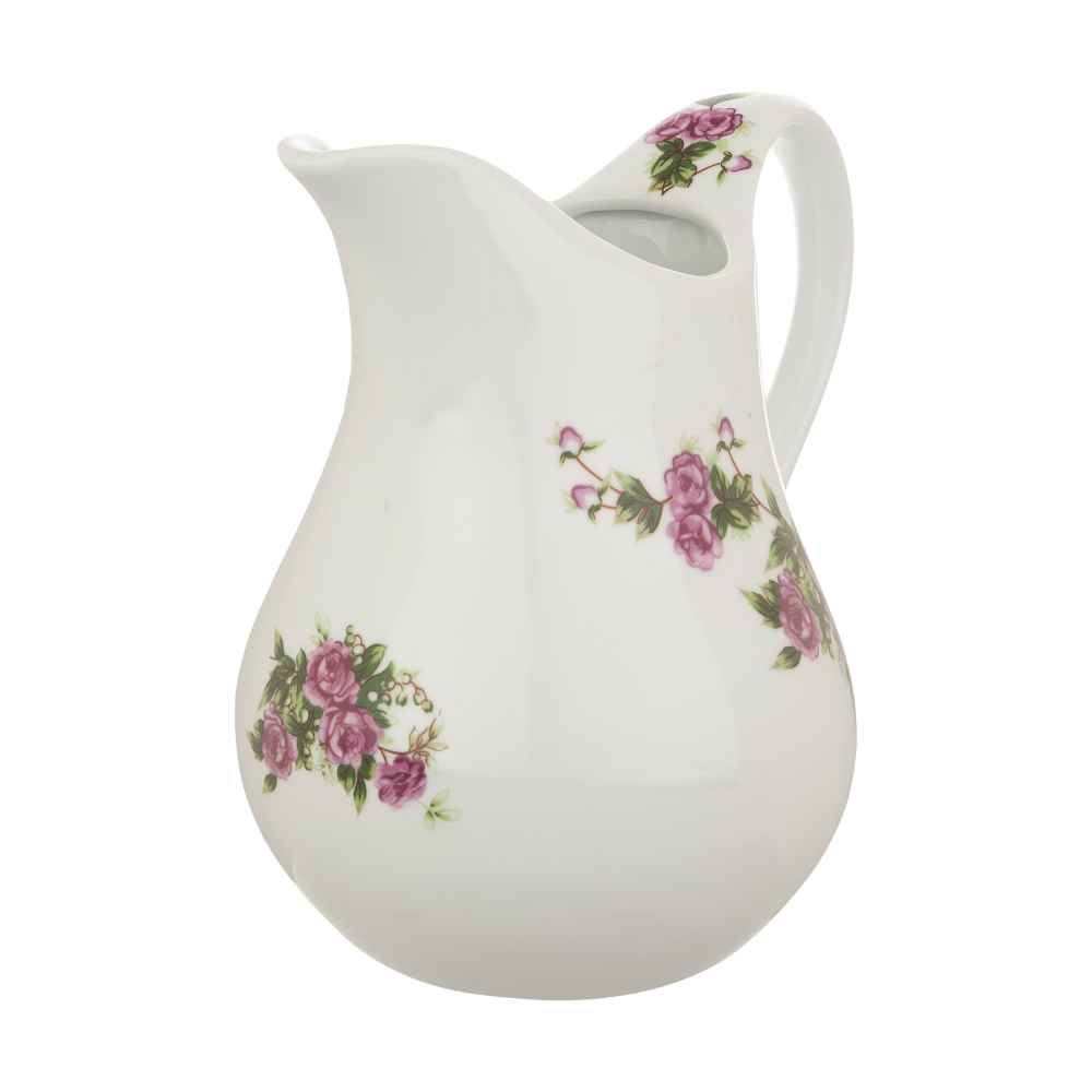 Price and Buy Porcelain Pitcher Floral Design Rose - Image 3
