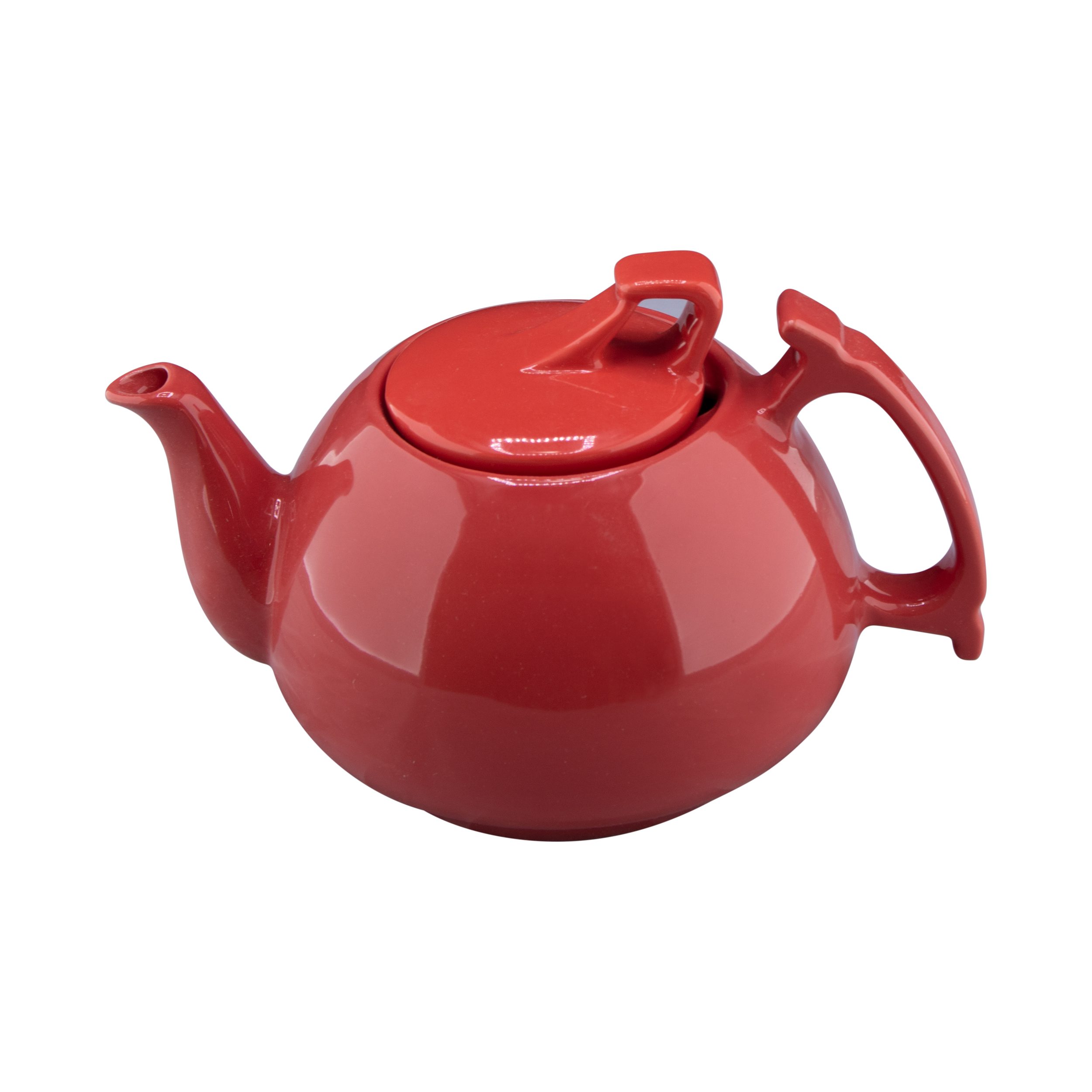 Price and Buy Porcelain Serving Teapot Chic & Luxe in Red