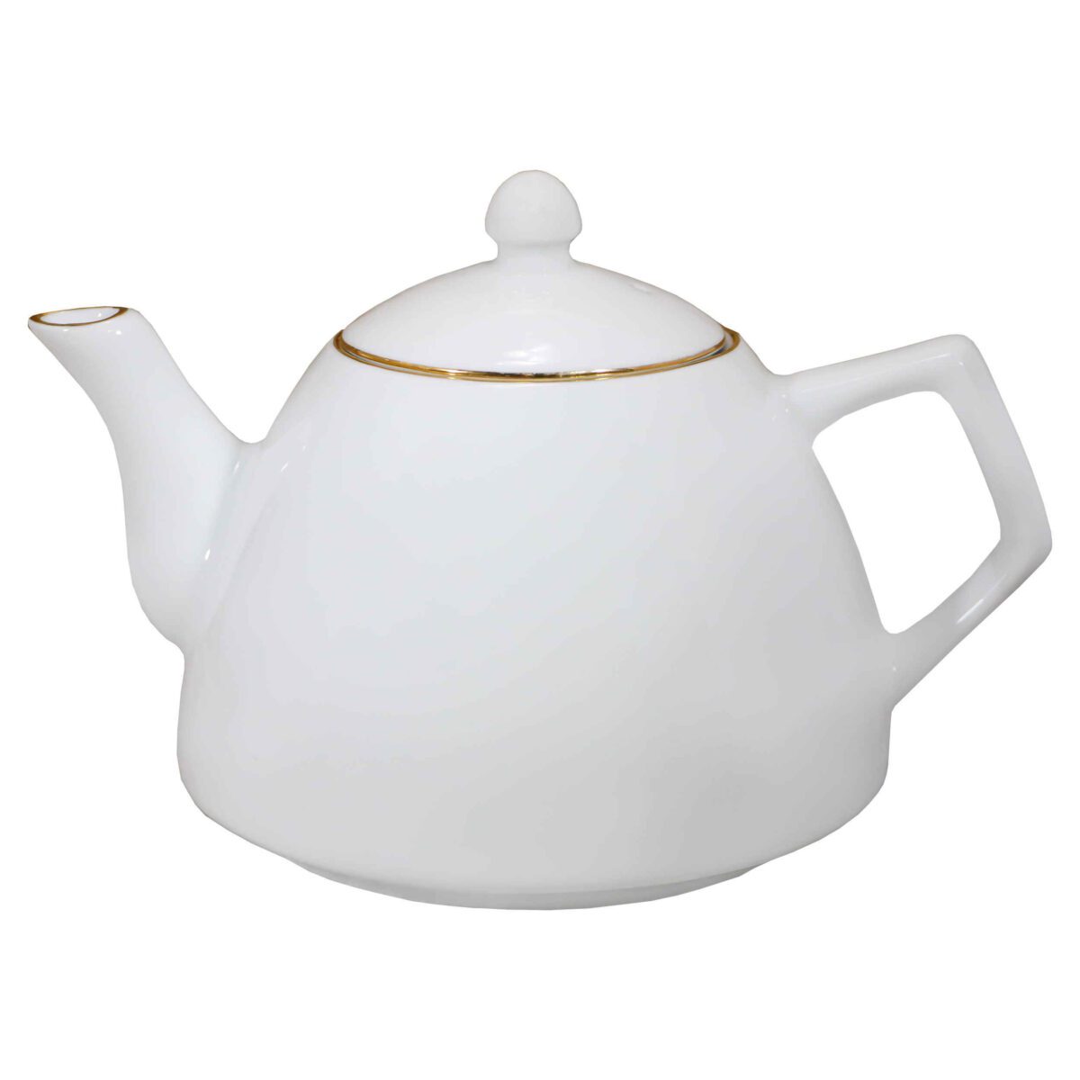 Price and Buy Porcelain Serving Teapot Golden Line Design Royal
