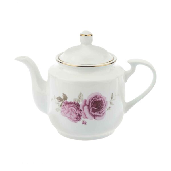 Price and Buy Porcelain Serving Teapot in White with Floral Design Katayoun_68fdef71ac2aa.jpeg Price and Buy Porcelain Serving Teapot in White with Floral Design Katayoun