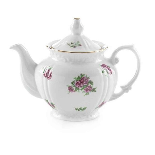 Price and Buy Porcelain Serving Teapot in White with Floral Motif Razieh_68fdee8a4bd1e.jpeg Price and Buy Porcelain Serving Teapot in White with Floral Motif Razieh