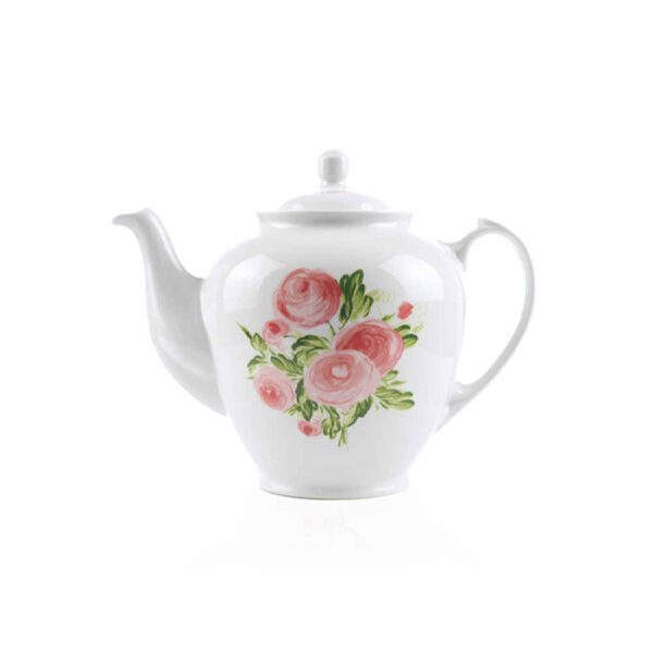 Price and Buy Porcelain Serving Teapot in White with Flower Design Elena_68fdefaa58e8f.jpeg Price and Buy Porcelain Serving Teapot in White with Flower Design Elena