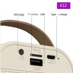 Price and Buy Portable Bluetooth Speaker Model K12, Bluetooth 5.0 Version, Battery-Powered - Image 3