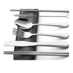 Price and Buy Portable Camping Tableware & Cutlery Set – Portable, Durable & Perfect for Any Outdoor Trip - Image 3