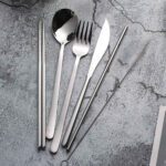 Price and Buy Portable Camping Tableware & Cutlery Set – Portable, Durable & Perfect for Any Outdoor Trip - Image 5