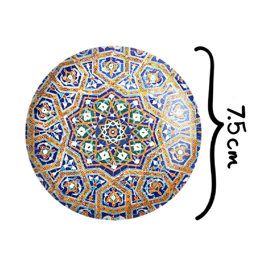 Price and Buy Portable Pocket Mirror with Persian Inspired Kaveh Design - Image 4