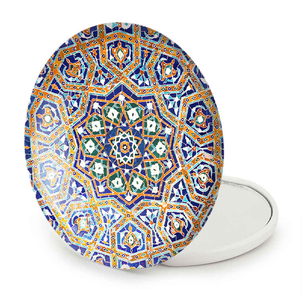 Price and Buy Portable Pocket Mirror with Persian Inspired Kaveh Design - Image 5