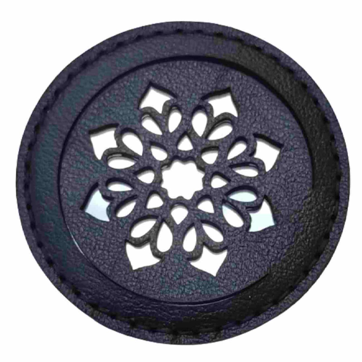 Price and Buy Portable Pocket Mirror with Persian Inspired Leather Design
