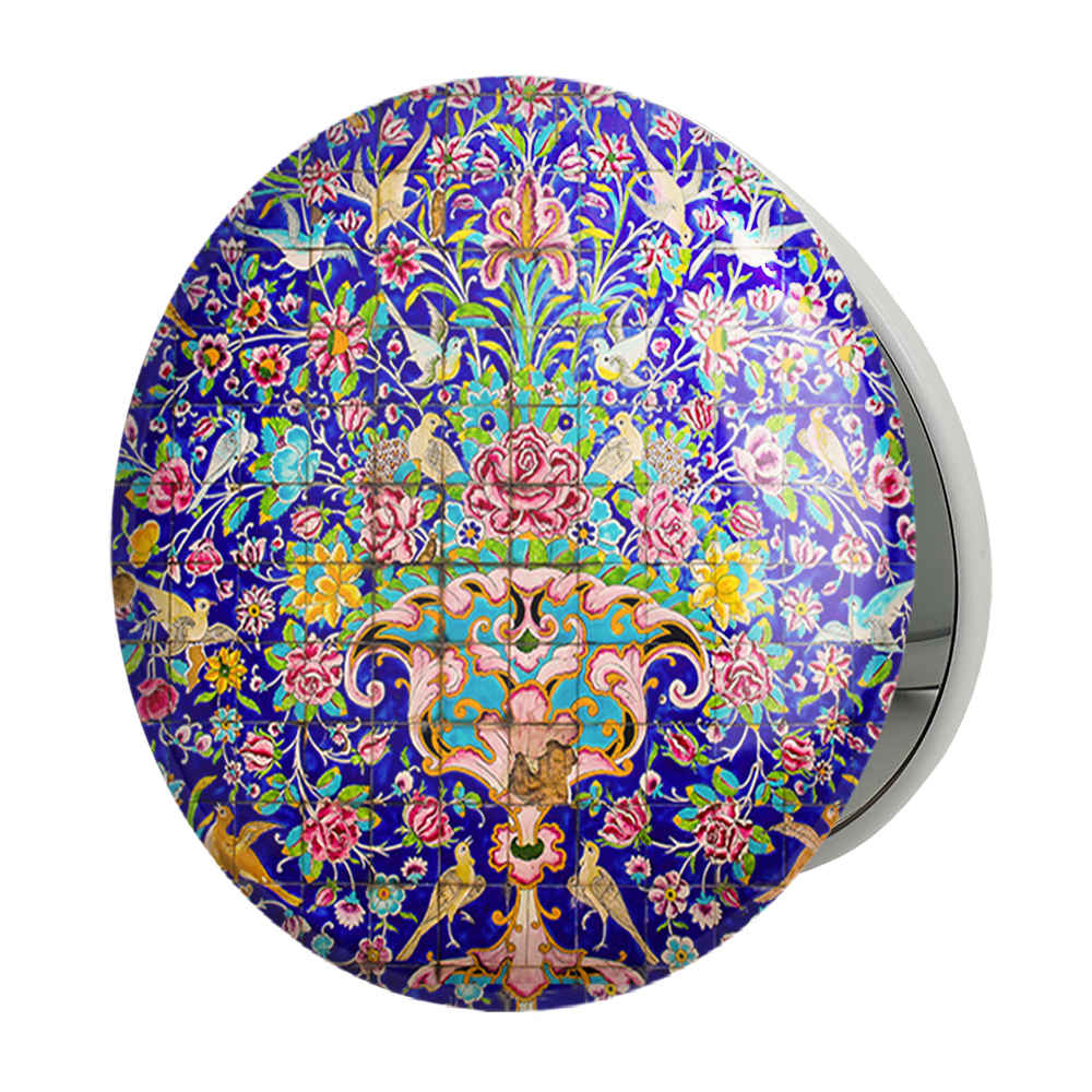 Price and Buy Portable Pocket Mirror with Persian Inspired Zarin Design