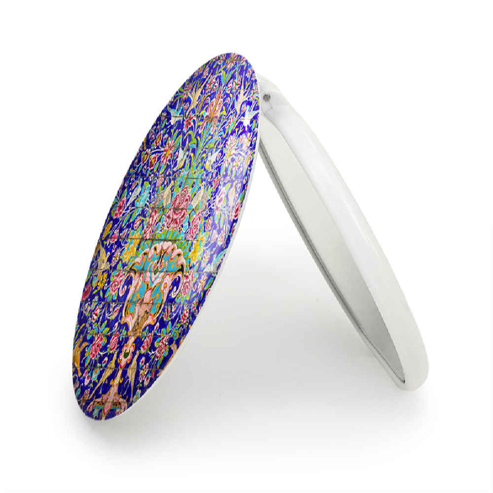 Price and Buy Portable Pocket Mirror with Persian Inspired Zarin Design - Image 5