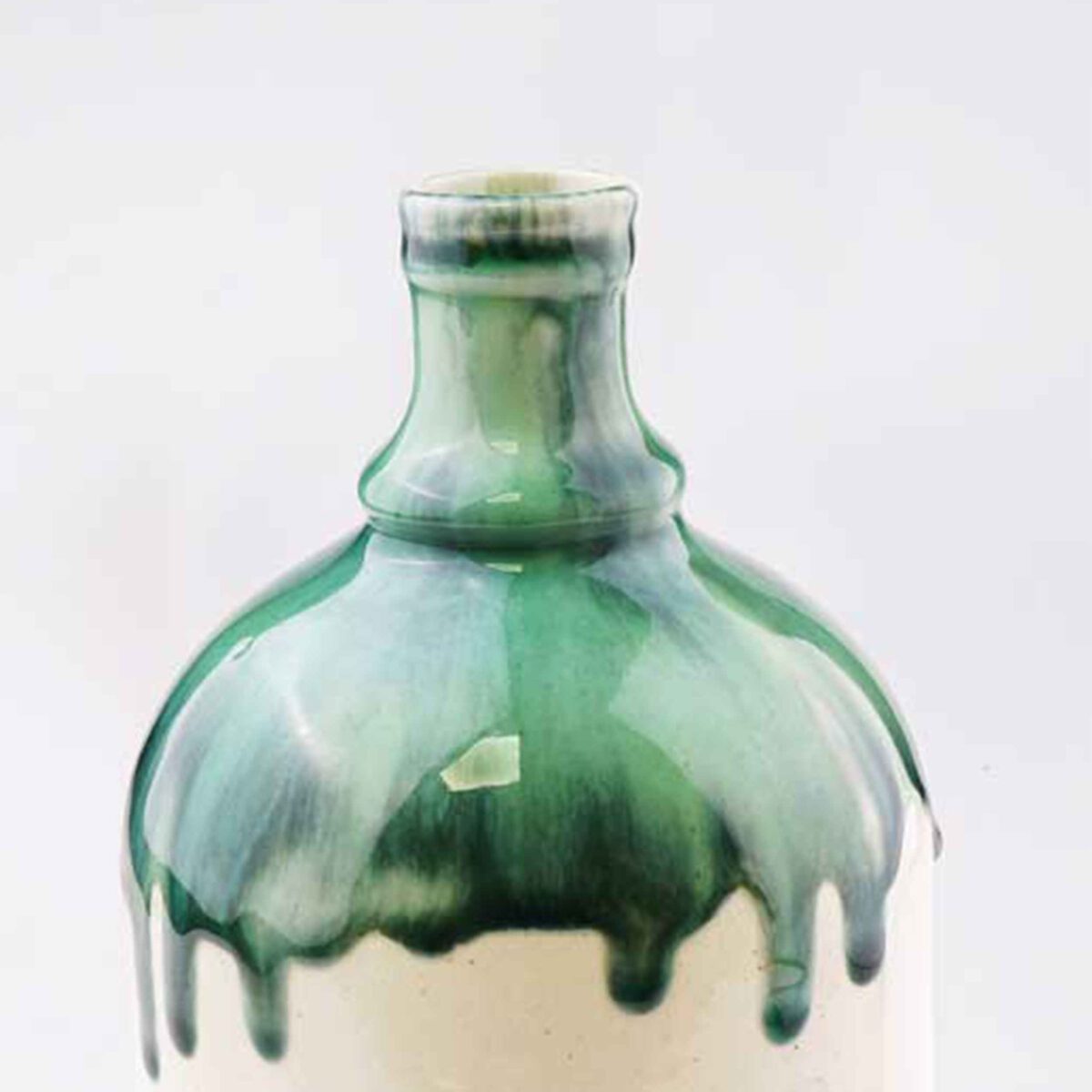 Price and Buy Pottery Bud Vase – Handcrafted Suitable for Gift or Decor with Drip Glaze Design - Image 3