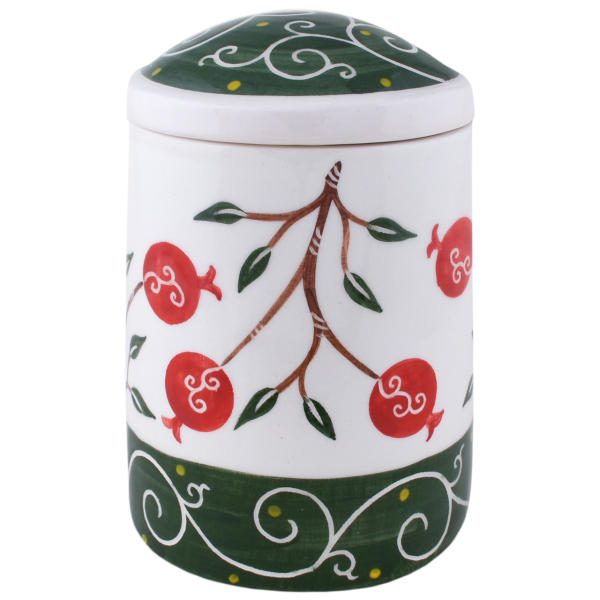 Price and Buy Pottery Canister Jar – Handcrafted with Pomegranate Pattern_68f617ddae4ac.jpeg Price and Buy Pottery Canister Jar – Handcrafted with Pomegranate Pattern